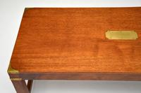 Antique Mahogany Military Campaign Style Coffee Table (4 of 6) Antique Mahogany Military Campaign Style Coffee Table (4 of 6)