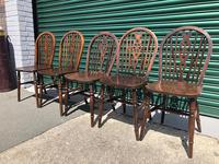 Harlequin Set 10 Ash & Elm Kitchen Chairs (10 of 10) Harlequin Set 10 Ash & Elm Kitchen Chairs (10 of 10)