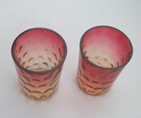 Good Dimpled Amberina Cranberry Lemonade Set 19th Century (8 of 10) Good Dimpled Amberina Cranberry Lemonade Set 19th Century (8 of 10)
