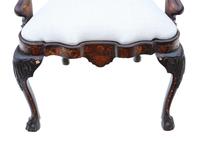 18th Century Dutch Marquetry Elbow Armchair (6 of 7) 18th Century Dutch Marquetry Elbow Armchair (6 of 7)