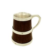 Antique Victorian Silver Plated & Oak Tankard c.1880 (8 of 8) Antique Victorian Silver Plated & Oak Tankard c.1880 (8 of 8)