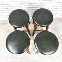 Set of 4 Vintage Bar Stools (3 of 4) Set of 4 Vintage Bar Stools (3 of 4)