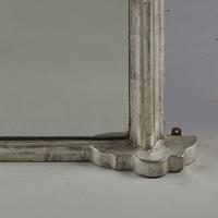 Large English Victorian Silvered Overmantle Mirror (4 of 6) Large English Victorian Silvered Overmantle Mirror (4 of 6)