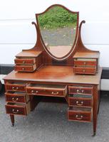 1900's Quality Mahogany Dressing Table with Central Mirror Stand (3 of 5) 1900's Quality Mahogany Dressing Table with Central Mirror Stand (3 of 5)