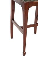 Fine Edwardian Inlaid & Carved Side Chair (5 of 5) Fine Edwardian Inlaid & Carved Side Chair (5 of 5)