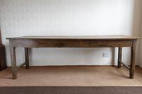 19th Century Oak Farmhouse Table with Drawer (3 of 9) 19th Century Oak Farmhouse Table with Drawer (3 of 9)