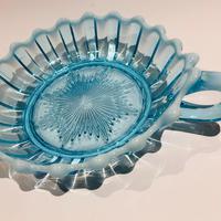 Davidson Blue Pearline Nappy or Serving Dish "Brideshead" Pattern (6 of 7) Davidson Blue Pearline Nappy or Serving Dish "Brideshead" Pattern (6 of 7)