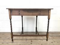 Antique Oak Demi-lune Console Table (11 of 14) Antique Oak Demi-lune Console Table (11 of 14)