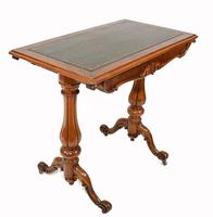Victorian Writing Table Walnut Tulip Leg Desk c.1880 (4 of 10) Victorian Writing Table Walnut Tulip Leg Desk c.1880 (4 of 10)
