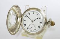 Antique Silver Moeris Half Hunter Pocket Watch (2 of 5) Antique Silver Moeris Half Hunter Pocket Watch (2 of 5)