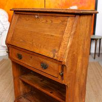 Oak Bureau Arts & Crafts Writing Desk Chest Edwardian Slim (8 of 12) Oak Bureau Arts & Crafts Writing Desk Chest Edwardian Slim (8 of 12)