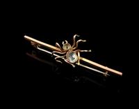 Antique Edwardian Spider Brooch, 9ct Gold (3 of 9) Antique Edwardian Spider Brooch, 9ct Gold (3 of 9)