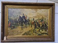 Antique Oil Painting - Wellington At Waterloo, The Dawn Of Day June 18th 1815 (After Robert Alexander Hillingford 1896) (4 of 8) Antique Oil Painting - Wellington At Waterloo, The Dawn Of Day June 18th 1815 (After Robert Alexander Hillingford 1896) (4 of 8)