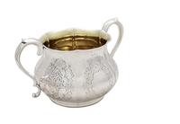 Antique Early Victorian Sterling Silver Sugar Bowl 1843 (7 of 10) Antique Early Victorian Sterling Silver Sugar Bowl 1843 (7 of 10)