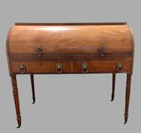 George III Mahogany Rolltop Desk (1 of 10)
