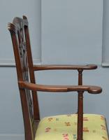 Elegant Chippendale Revival Mahogany Elbow Chair (5 of 13) Elegant Chippendale Revival Mahogany Elbow Chair (5 of 13)