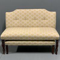 Regency window seat and matching stool (5 of 9) Regency window seat and matching stool (5 of 9)