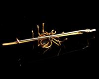 Antique Edwardian Spider Brooch, 9ct Gold (7 of 9) Antique Edwardian Spider Brooch, 9ct Gold (7 of 9)