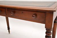 Antique Victorian Mahogany Leather Top Writing Table / Desk (6 of 9) Antique Victorian Mahogany Leather Top Writing Table / Desk (6 of 9)