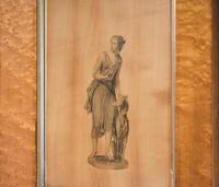 Georgian Neoclassical Drawing on Wood (4 of 6) Georgian Neoclassical Drawing on Wood (4 of 6)