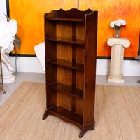 Carved Oak Open Bookcase Bookshelves (4 of 8) Carved Oak Open Bookcase Bookshelves (4 of 8)
