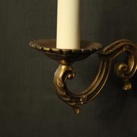 French Pair of Gilded Antique Wall Lights (8 of 10) French Pair of Gilded Antique Wall Lights (8 of 10)