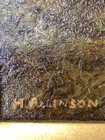 Antique Scottish landscape oil painting with Highland Cattle signed M Allinson 1 of 2 (5 of 10) Antique Scottish landscape oil painting with Highland Cattle signed M Allinson 1 of 2 (5 of 10)