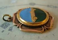 Vintage Pocket Watch Chain Fob 1940s Large Rose Gilt & Enamel Racing Car Fob (3 of 8) Vintage Pocket Watch Chain Fob 1940s Large Rose Gilt & Enamel Racing Car Fob (3 of 8)