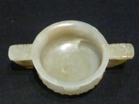 Chinese 18thC or Earlier, Miniature Jade Gui Form Archaistic Censer & Stand (3 of 9) Chinese 18thC or Earlier, Miniature Jade Gui Form Archaistic Censer & Stand (3 of 9)