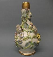 Samuel Alcock Flower Encrusted Bottle Shape Vase and Cover, c. 1830 (8 of 8) Samuel Alcock Flower Encrusted Bottle Shape Vase and Cover, c. 1830 (8 of 8)