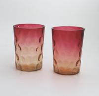 Good Dimpled Amberina Cranberry Lemonade Set 19th Century (7 of 10) Good Dimpled Amberina Cranberry Lemonade Set 19th Century (7 of 10)