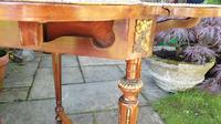 Exceptional 19th Century Marquetry Drop-leaf Centre Table (8 of 9) Exceptional 19th Century Marquetry Drop-leaf Centre Table (8 of 9)