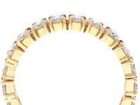 1.95ct Diamond & 18ct Yellow Gold Full Eternity Ring - Vintage French c.1980 (2 of 9) 1.95ct Diamond & 18ct Yellow Gold Full Eternity Ring - Vintage French c.1980 (2 of 9)