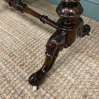 Magnificent Victorian Figured Walnut Antique Centre Table (7 of 7) Magnificent Victorian Figured Walnut Antique Centre Table (7 of 7)