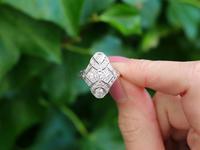 1.18ct Diamond & 14ct White Gold Dress Ring c.1930 (2 of 9) 1.18ct Diamond & 14ct White Gold Dress Ring c.1930 (2 of 9)