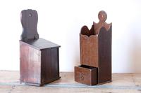 Continental Antique Treen Open Candle Box with Drawer (2 of 5) Continental Antique Treen Open Candle Box with Drawer (2 of 5)