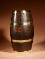 19th Century Original Coopered Oak Barrel Stick / Umbrella Stand. (2 of 6) 19th Century Original Coopered Oak Barrel Stick / Umbrella Stand. (2 of 6)