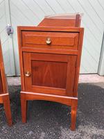 Unusual Pair of Walnut Bedside Cabinet (3 of 13) Unusual Pair of Walnut Bedside Cabinet (3 of 13)