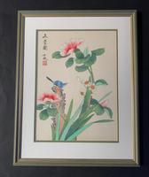 Very Attractive Set of Four Chinese Watercolours on Silk Pictures (5 of 5) Very Attractive Set of Four Chinese Watercolours on Silk Pictures (5 of 5)