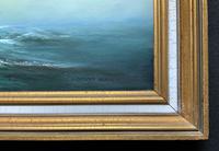 Large Beautiful Mid-Century Full-Masted Ship in Rough Seas Seascape Oil Painting (11 of 12) Large Beautiful Mid-Century Full-Masted Ship in Rough Seas Seascape Oil Painting (11 of 12)