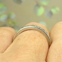 Antique Art Deco platinum diamond full eternity wedding band c1920's ~ Size Q / 8 (9 of 10) Antique Art Deco platinum diamond full eternity wedding band c1920's ~ Size Q / 8 (9 of 10)