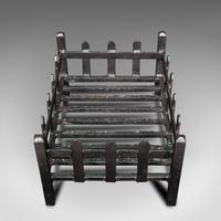 Antique Fire Basket, English, Cast Iron. Fireside, Grate, Late Victorian c.1900 (8 of 10) Antique Fire Basket, English, Cast Iron. Fireside, Grate, Late Victorian c.1900 (8 of 10)