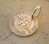 Vintage Pocket Watch Chain Fob 1939 WW2 Lucky Silver Three Pence Old 3d Coin Fob (3 of 5) Vintage Pocket Watch Chain Fob 1939 WW2 Lucky Silver Three Pence Old 3d Coin Fob (3 of 5)