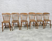 Set of 6 Stickback Windsor Kitchen / Dining Chairs (3 of 6) Set of 6 Stickback Windsor Kitchen / Dining Chairs (3 of 6)