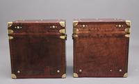 Pair of Early 20th Century Leather Bound ex Army Trunks (5 of 11) Pair of Early 20th Century Leather Bound ex Army Trunks (5 of 11)
