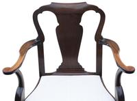 Set of 8 Mahogany Dining Chairs Queen Anne revival c.1910 (7 of 11) Set of 8 Mahogany Dining Chairs Queen Anne revival c.1910 (7 of 11)