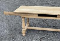 Large Bleached Oak Farmhouse Dining Table with Extensions & Storage (27 of 35) Large Bleached Oak Farmhouse Dining Table with Extensions & Storage (27 of 35)