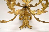 Pair of Antique Gilt Bronze Wall Sconce Candelabra (8 of 9) Pair of Antique Gilt Bronze Wall Sconce Candelabra (8 of 9)