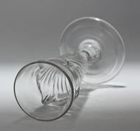Georgian, English, wrythen-moulded flammiform dwarf ale glass (3 of 3) Georgian, English, wrythen-moulded flammiform dwarf ale glass (3 of 3)