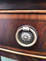 Quality Flamed Mahogany Single Draw Side Table (2 of 7) Quality Flamed Mahogany Single Draw Side Table (2 of 7)